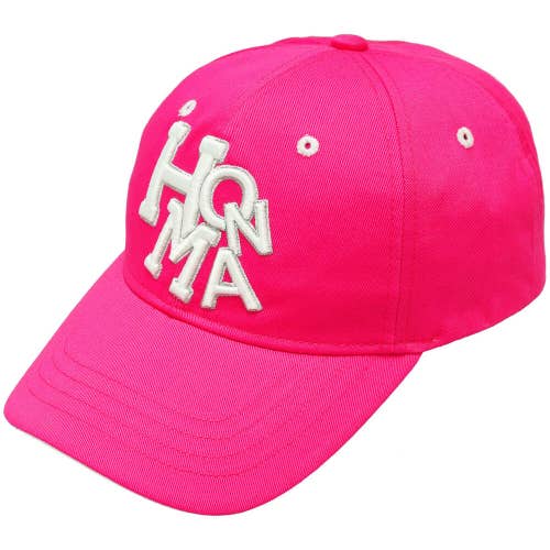 NEW Honma #699-317670 Dancing Honma Pink/White Adjustable Golf Hat/Cap