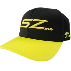 NEW Cobra SpeedZone 110 Black/Yellow Adjustable Snapback Hat/Cap