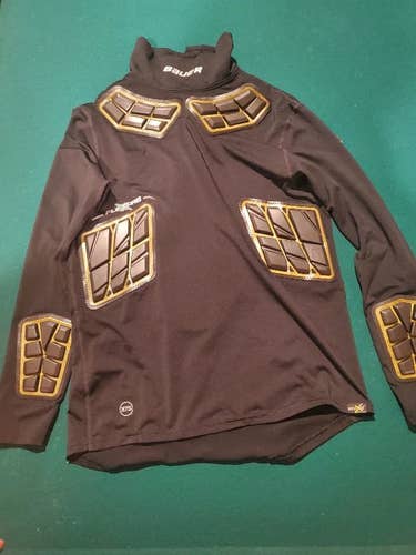 Black Junior Men's New Large Bauer Compression