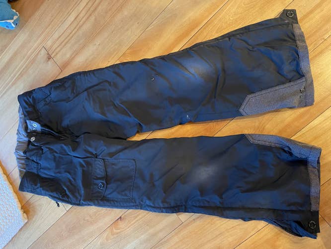 Black Unisex Youth Used Size 12 SYNC Ski Pants