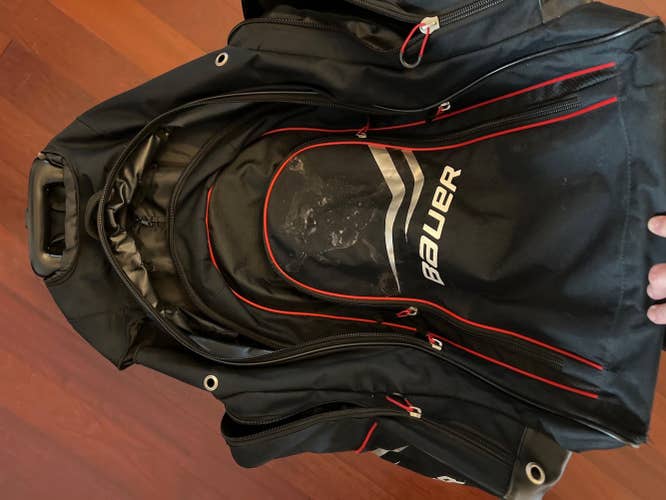 Bauer Supreme Wheeled Hockey Bag Black