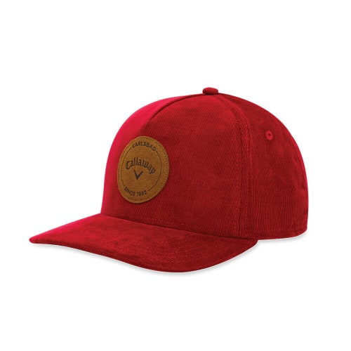 NEW Callaway Corduroy Red Adjustable Golf Hat/Cap