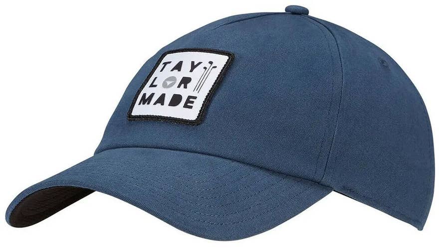 NEW 2021 TaylorMade Lifestyle 5 Panel Navy Adjustable Snapback Golf Hat/Cap
