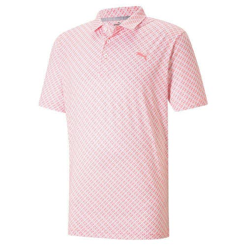 NEW Puma MATTR Leucadia Georgia Peach Golf Polo/Shirt Men's Extra Extra Large