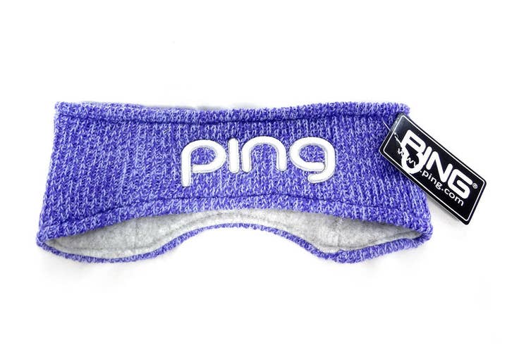 NEW Ping Ladies Purple Winter Golf Toboggan/Headband