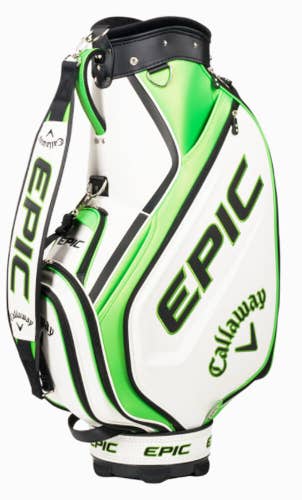 NEW Callaway Epic White/Green/Black Mini Staff Cart Bag