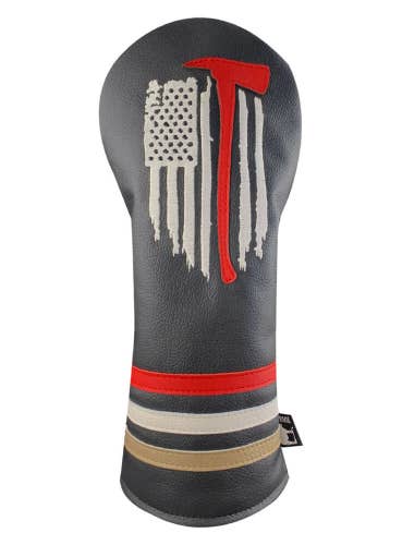NEW Dormie "Firefighter" Luxury Premium Leather Driver Headcover