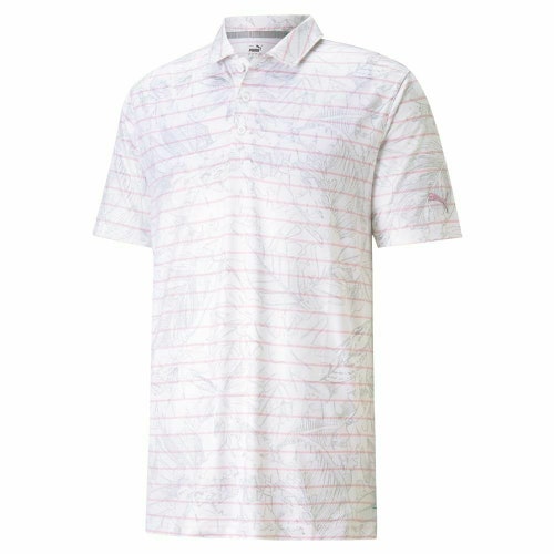 NEW Puma Cloudspun Aerate Pink Lady/High Rise Golf Polo/Shirt Men's Medium (M)