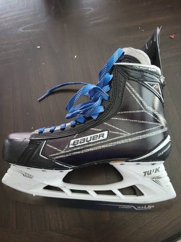 Senior Used Bauer Supreme 1S Hockey Skates Regular Width Pro Stock Size 10