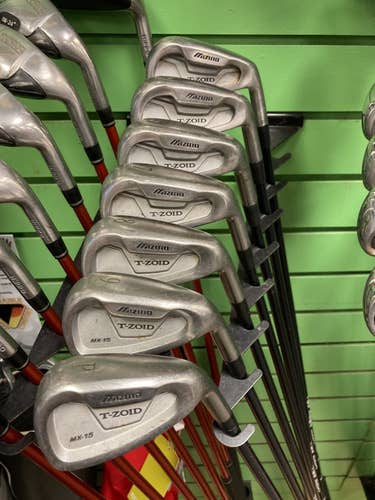 Mizuno T Zoid MX 15 Used Right Handed Men's Regular Flex Iron Set