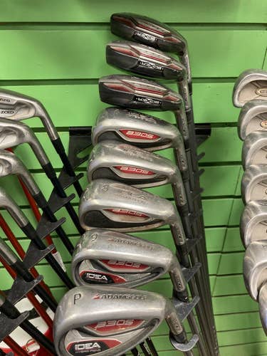 Adams golf idea a305  hybrid iron Used Right Handed Men's Regular Flex Iron Set