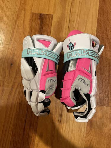 PLL Chrome Custom Max Lacrosse Gloves 13" + Elbows bundle