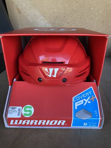 Red New Medium Warrior Covert PX+ Helmet