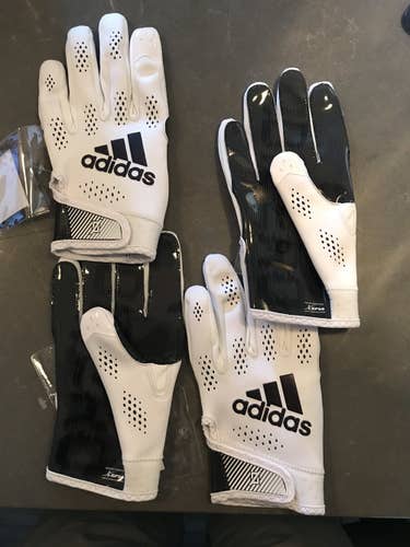Adizero 11.0 Receiver Gloves - 2 Pair - Large