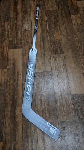 Used Like New Senior Bauer Regular Supreme 2S Pro Goalie Stick 27" Paddle P31 curve