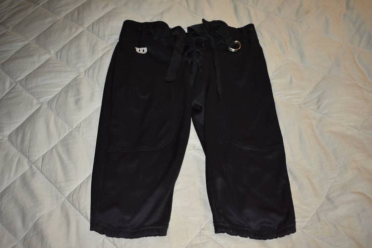 Wilson Youth Football Game Pant, Black, Youth Large