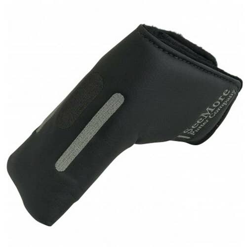 NEW SeeMore Black/Grey Blade Golf Putter Headcover