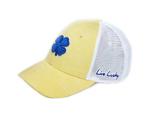 NEW Black Clover Live Lucky Perfect Luck 2 White/Yellow/Blue Fitted L/XL Hat/Cap