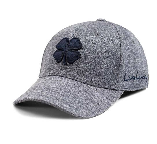 NEW Black Clover Live Lucky Heather Denim/Navy Blue Fitted S/M Hat/Cap