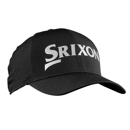 NEW Srixon Reflective Black/Silver Mesh Adjustable Hat/Cap