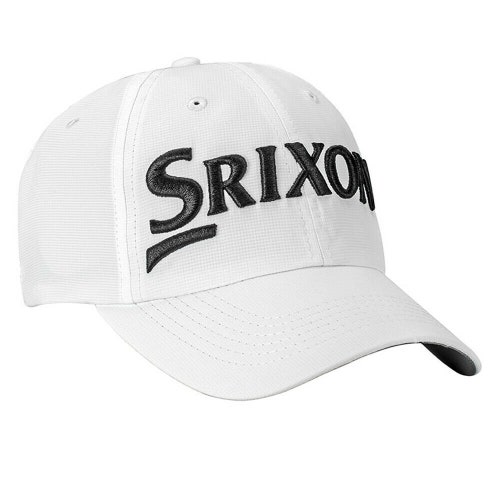 NEW Srixon Unstructured White/Black Adjustable Golf Hat/Cap