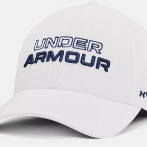 NEW Under Armour Men's Jordan Spieth White M/L Fitted Golf Hat/Cap