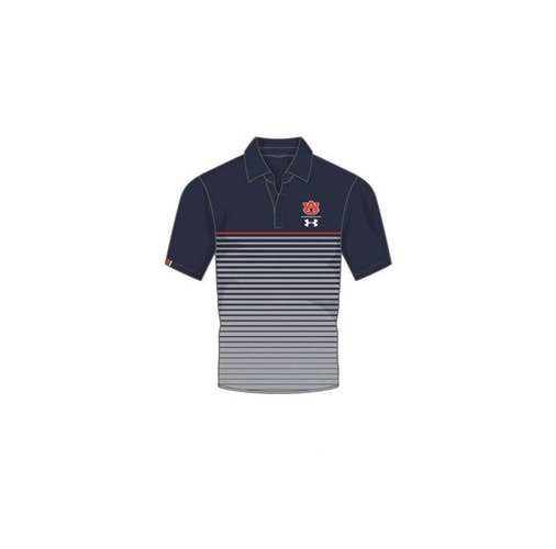 NEW Under Armour 2019 Sideline Pinnacle Polo Navy Auburn Tigers Men's Large (L)