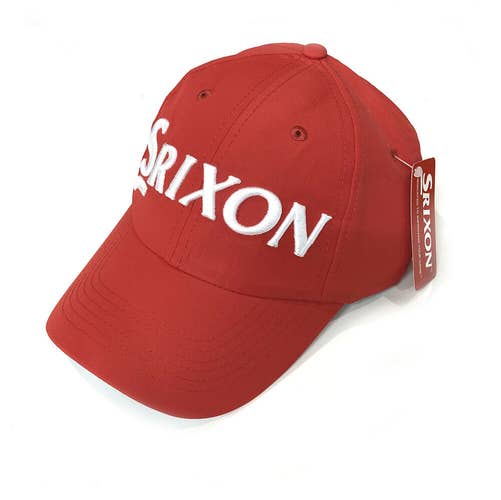 NEW Srixon Authentic Unstructured Red/White Adjustable Hat/Cap