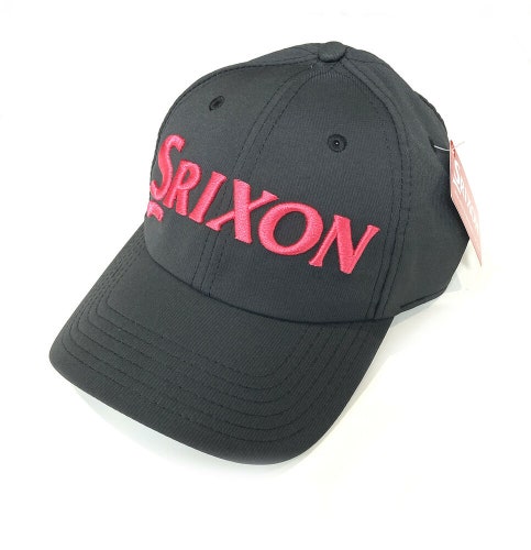 NEW Srixon Authentic Unstructured Black/Pink Adjustable Hat/Cap