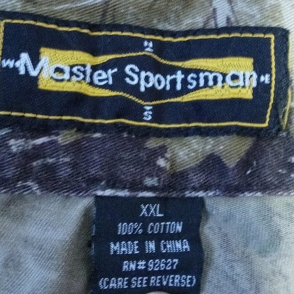 MASTER SPORTSMAN CAMO CARGO HUNTING PANTS XXL 42X30