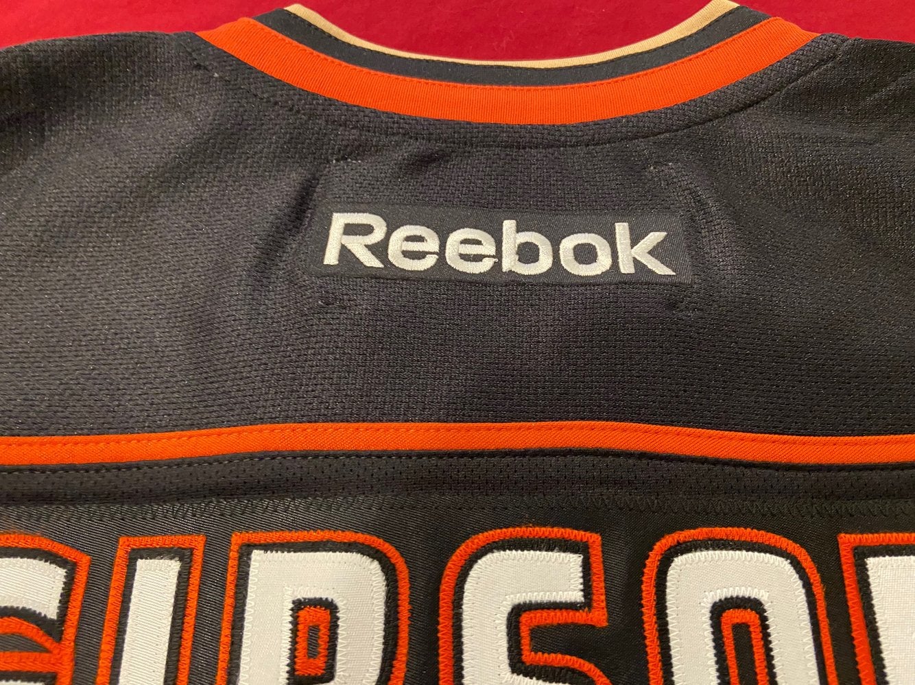NHL John Gibson #36 Anaheim Ducks Signed / Autographed Reebok XL