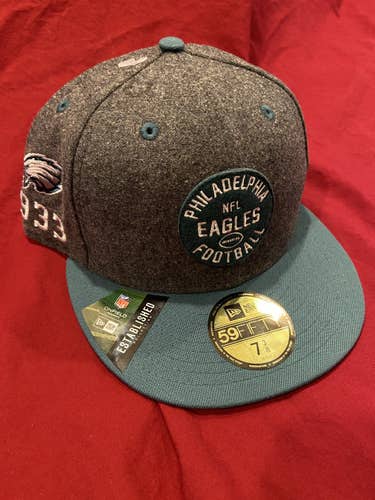 NFL Philadelphia Eagles Established Collection New Era On Field Hat Size 7-3/8 * NEW NWT