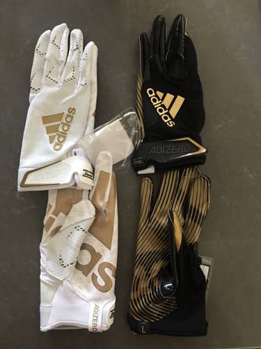 Adizero Football Gloves - Large - 2 Pair