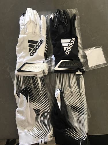 Adizero Football Gloves - large - 2 pair