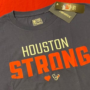 NFL Houston Texans NFL Pro Line by Fanatics Branded Houston Strong T-Shirt - Navy * NEW NWT