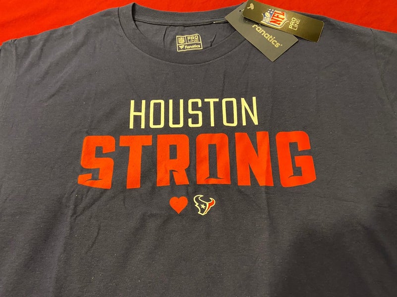 NFL HOUSTON TEXANS FOOTBALL FANATICS PRO LINE T SHIRT W/LOGO