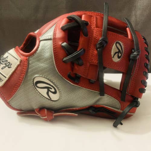 Red Used Infield Heart of the Hide 11.5" Baseball Glove
