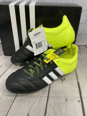 Adidas Ace 15.1 FG/AG Junior Soccer Cleats Leather Solar Yellow 