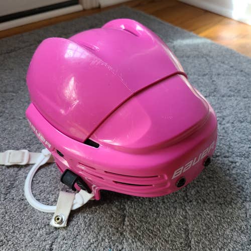 Used Youth Pink Bauer BHH2100JR Helmet