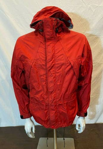 Marmot Membrain Hooded Waterproof Jacket w/Fully Taped Seams Red Men's Small