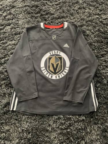 Official Vegas Golden Knights Grey Practice Jersey