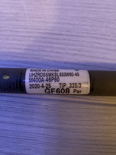 Hazardous smoke black shaft 6.0 flex 60g taylormade