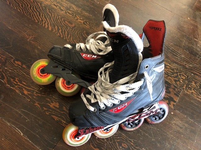 Used Senior CCM RBZ Inline Skates Wide Width Size 6.5