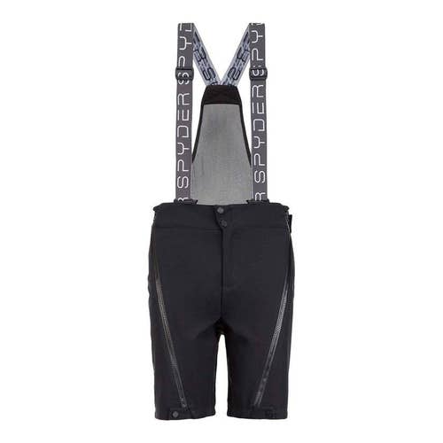 Black Adult New Unisex Small Spyder Ski Race Training Shorts