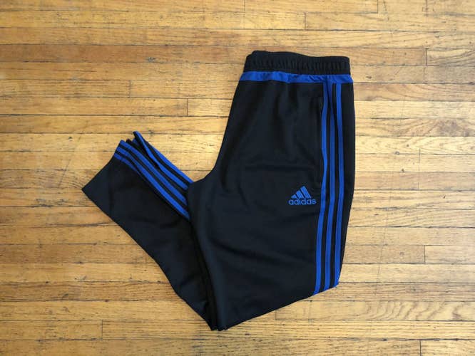 Adidas Tiro Athletic Jogger Pants, Black/Blue, XL