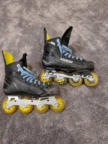 Junior Used Bauer Inline Skates Regular Width Size 4