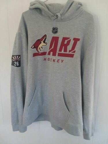 ARIZONA COYOTES Michael Chaput worn pullover hoodie size XL Fanatics Authentic Pro (2020-21 season)