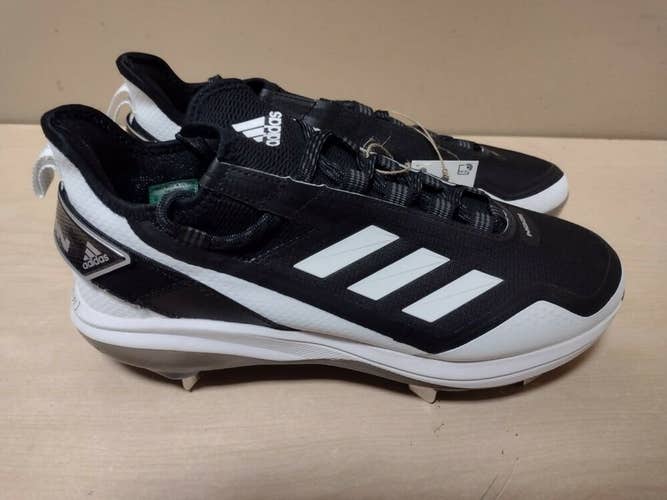 Men's Adidas Icon 7 Boost Metal Baseball Cleat Black/White SZ 9 NEW FY4178