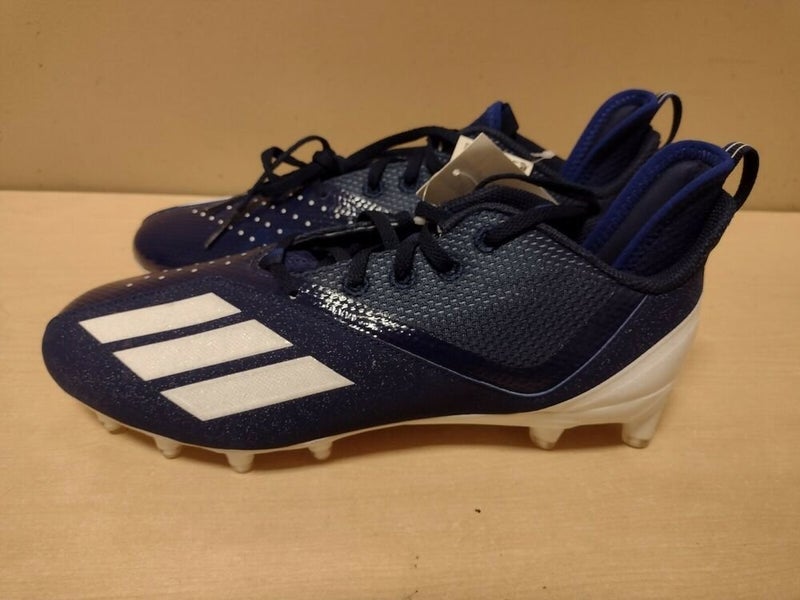 Adidas Adizero Scorch Men's Football Cleats FX4250 - Size 9 Navy White