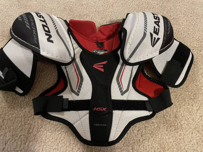 Used Youth Medium Easton Synergy HSX Hockey Shoulder Pads
